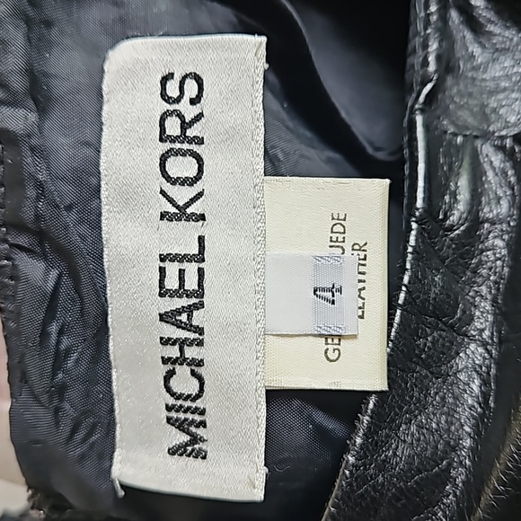 Vintage Michael Kors leather skirt - Picture 3 of 4